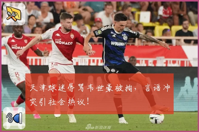 天津球迷辱骂韦世豪被拘，言语冲突引社会热议！